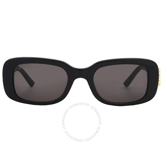 Balenciaga, Grey Rectangular Ladies Sunglasses