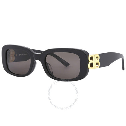 Balenciaga, Grey Rectangular Ladies Sunglasses