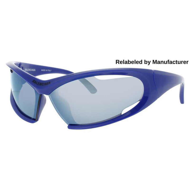 Ladies Blue Rectangular Sunglasses