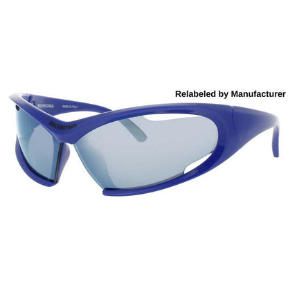 Ladies Blue Rectangular Sunglasses