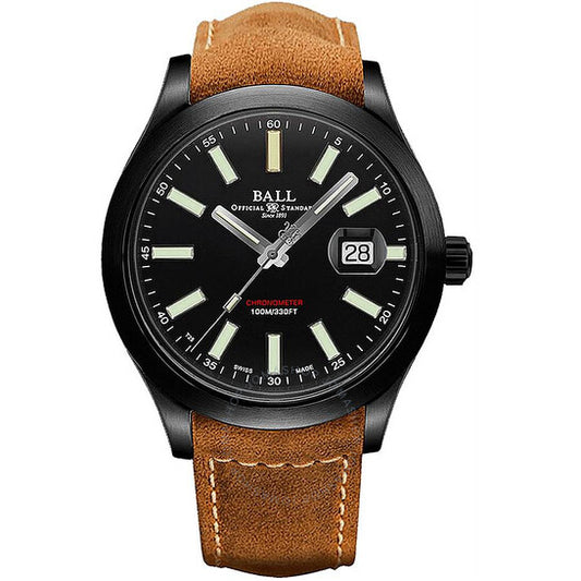 Ball, Engineer II Green Berets Automatic Chronometer Black Dial Watch