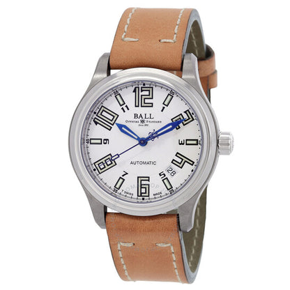 Ball, Trainmaster Automatic 38.5mm White Dial Men's Watch