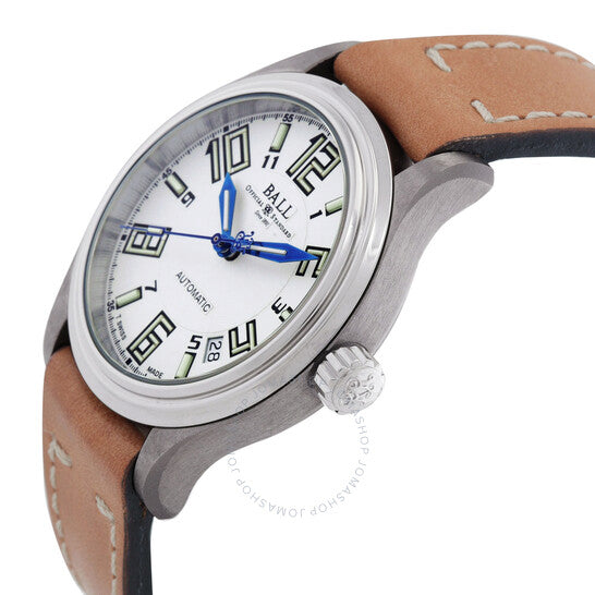 Ball, Trainmaster Automatic 38.5mm White Dial Men's Watch