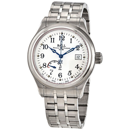 Ball, Trainmaster Automatic White Dial Men's Watch