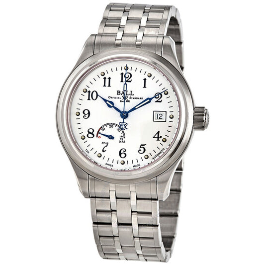 Ball, Trainmaster Automatic White Dial Men's Watch