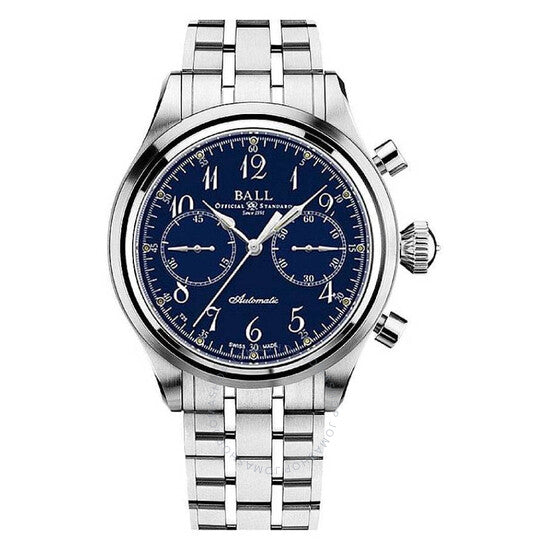 Ball, Trainmaster Cannonball Chronograph Automatic Blue Dial Men's Watch