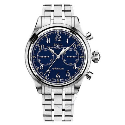 Ball, Trainmaster Cannonball Chronograph Automatic Blue Dial Men's Watch