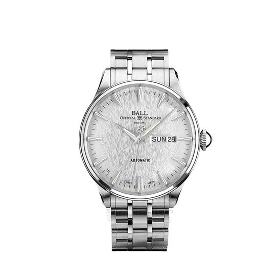 Ball, Trainmaster Eternity Automatic Silver Dial Men's Watch