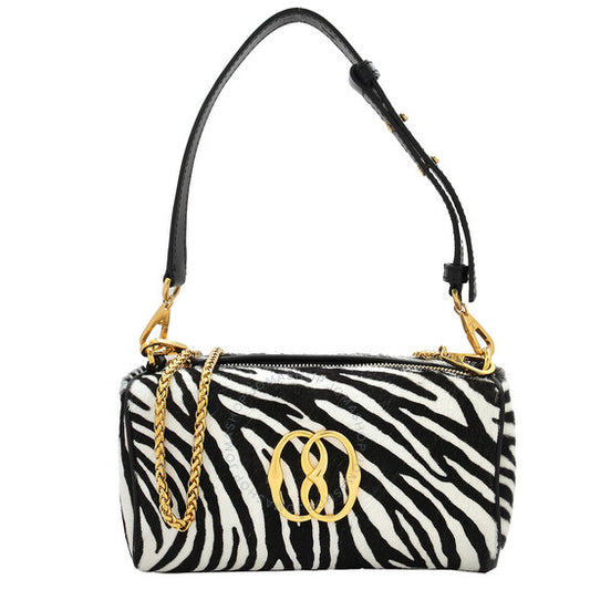 Bally, Emblem Rox Logo Plaque Leather Shoulder Bag