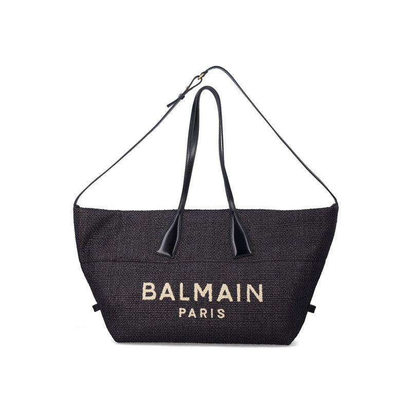 Track Tote Raffia Medium