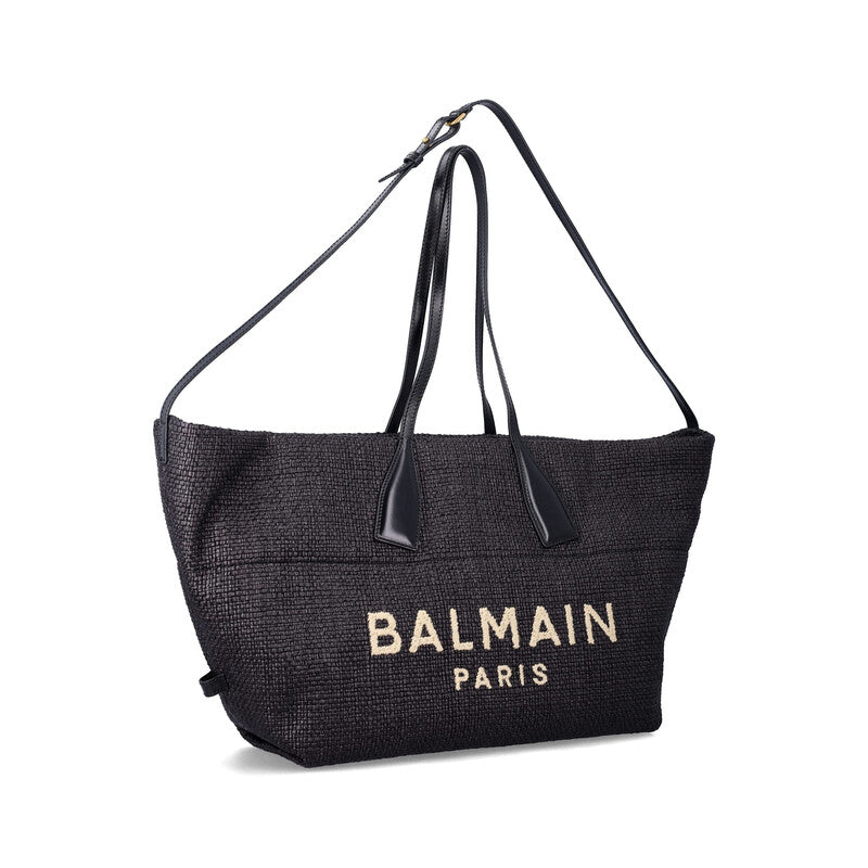 Track Tote Raffia Medium