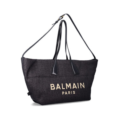 Track Tote Raffia Medium