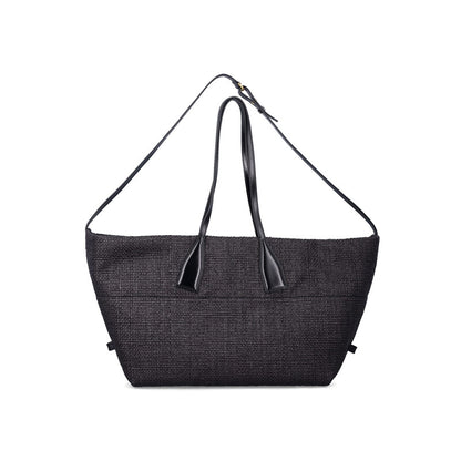 Track Tote Raffia Medium