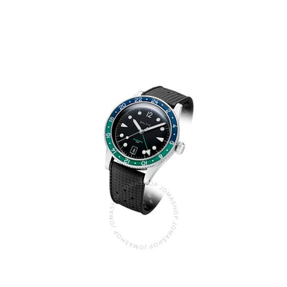 ساعة Baltic Aquascaphe GMT أوتوماتيكية للرجال بمينا أسود