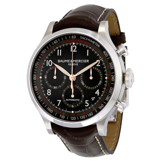 Baume et Mercier, Baume and Mercier Capeland Black Dial Men's Watch 10067