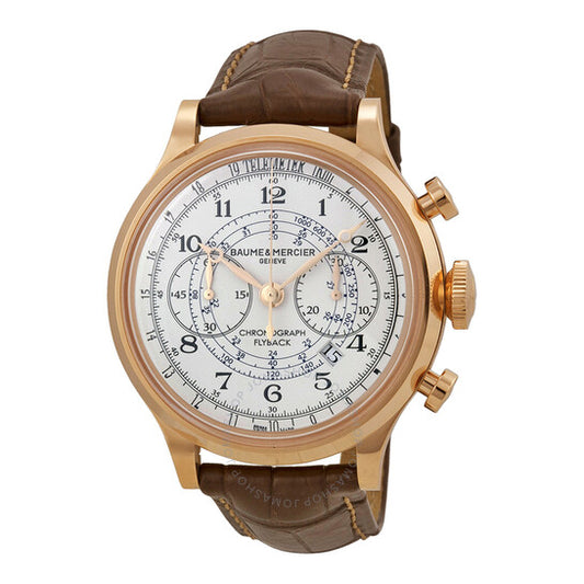 Baume Et Mercier, Baume and Mercier Capeland White Dial Flyback Chronograph Men's Watch