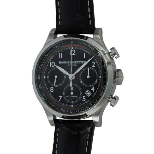 Baume Et Mercier, Capeland Chronograph Automatic Black Dial Men's Watch