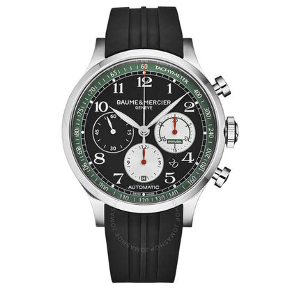 ساعة بوم إي ميرسييه، كابيلاند كرونوغراف أوتوماتيكية بمينا سوداء للرجال