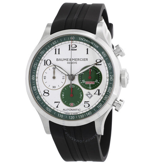 Baume Et Mercier, Capeland Chronograph Automatic White Dial Men's Watch