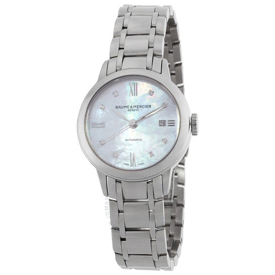 Baume Et Mercier, Classima Automatic Diamond Mother of Pearl Ladies Watch