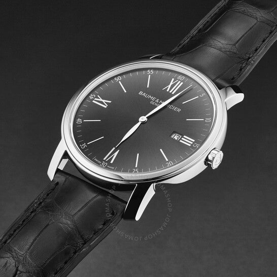 ساعة رجالية من بوم إي ميرسييه كلاسيما بمينا رمادي