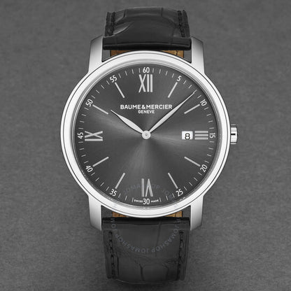 ساعة رجالية من بوم إي ميرسييه كلاسيما بمينا رمادي