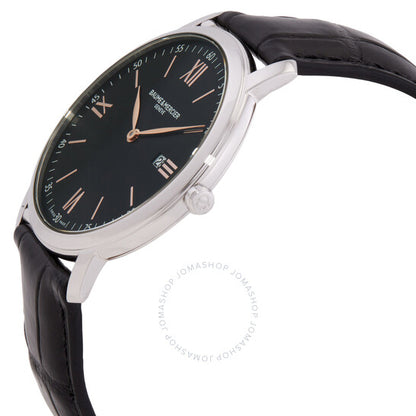 ساعة رجالية من باوم إي ميرسييه كلاسيما كوارتز بمينا سوداء