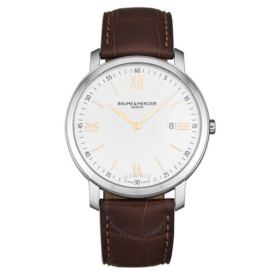 ساعة رجالية من طراز Baume Et Mercier، Classima Quartz Silver Dial
