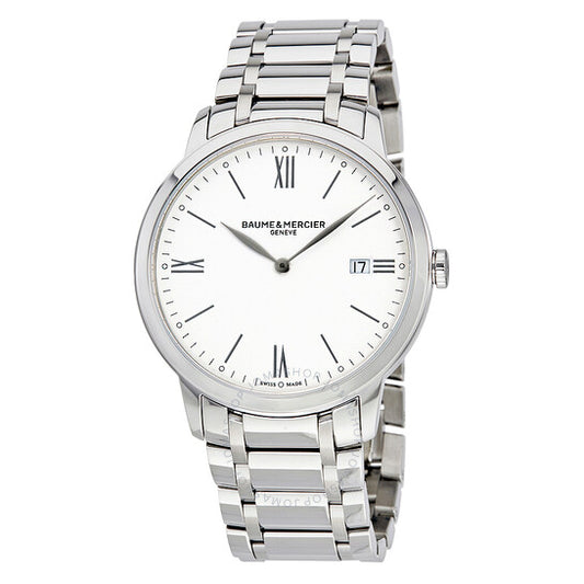 Baume Et Mercier, Classima White Dial Men's Watch 10354