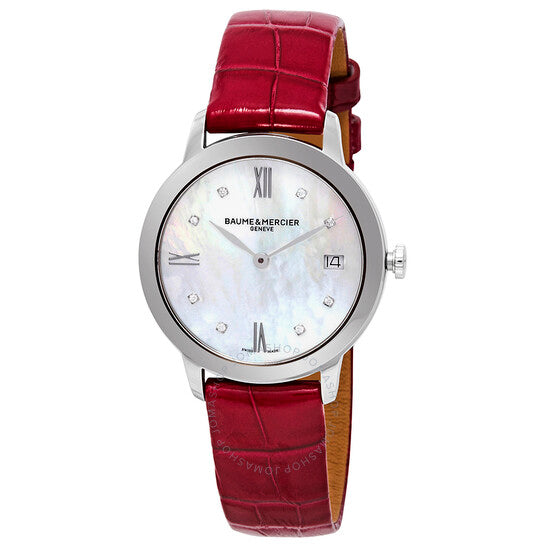 Baume Et Mercier, Classima White Mother of Pearl Dial Ladies Watch