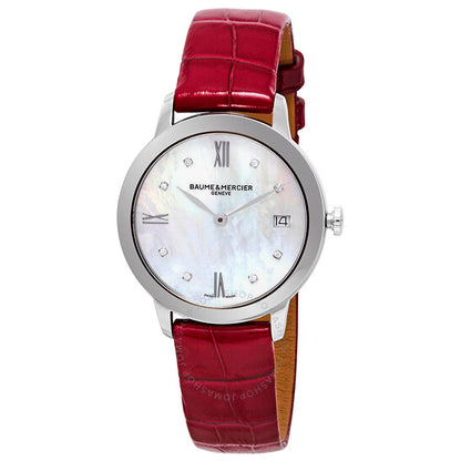 Baume Et Mercier, Classima White Mother of Pearl Dial Ladies Watch