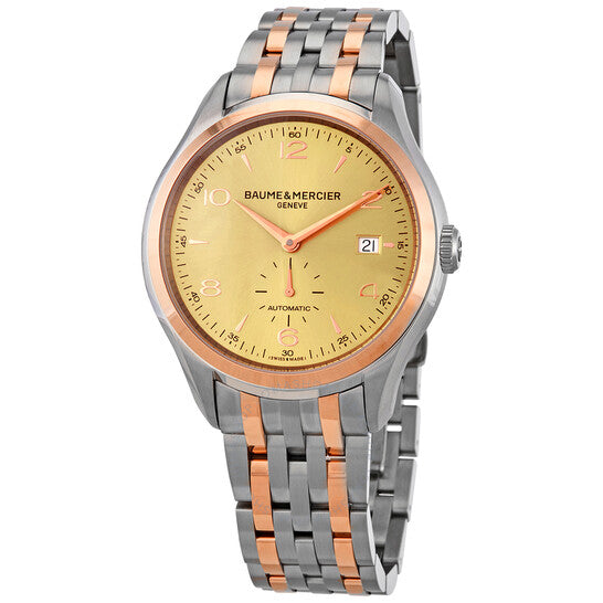 Baume Et Mercier, Clifton Automatic Gold Dial Men's Watch M0