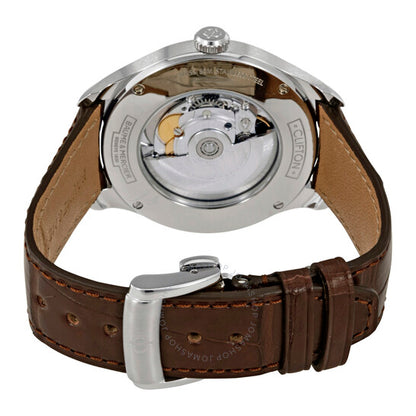 Baume Et Mercier, Clifton Automatic Silver Dial Brown Leather Men's Watch