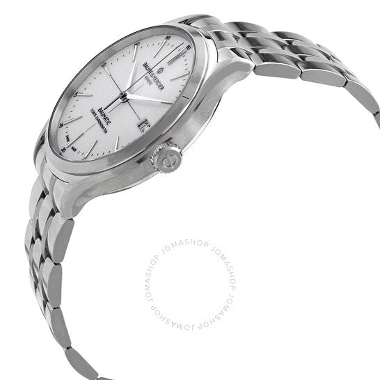 Baume Et Mercier, Clifton Baumatic Automatic White Dial Men's Watch