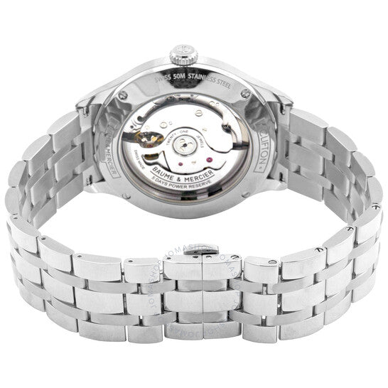 Baume Et Mercier, Clifton Baumatic Automatic White Dial Men's Watch