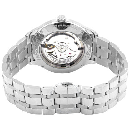 Baume Et Mercier, Clifton Baumatic Automatic White Dial Men's Watch