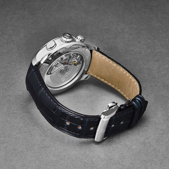 ساعة بوم إي ميرسييه كليفتون كرونوغراف أوتوماتيكية بمينا شامبانيا للرجال