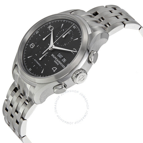 Baume Et Mercier, Clifton Chronograph Black Dial Men's Watch MO