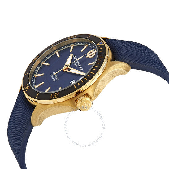 Baume Et Mercier, Clifton Club Bronze Automatic Blue Dial Men's Watch