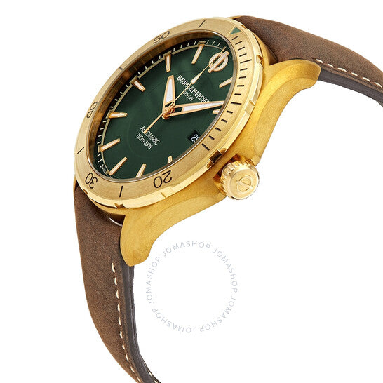 Baume Et Mercier, Clifton Club Bronze Automatic Green Dial Men's Watch
