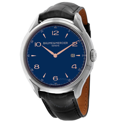 Baume Et Mercier, Clifton Date Blue Dial 45 mm Men's Watch