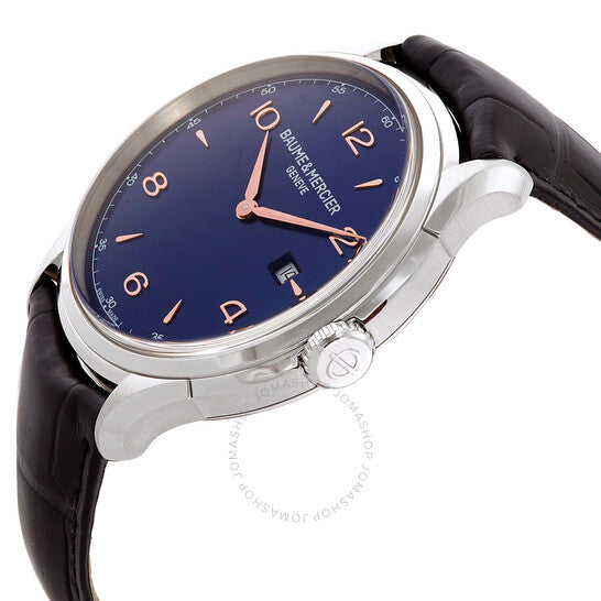Baume Et Mercier, Clifton Date Blue Dial 45 mm Men's Watch
