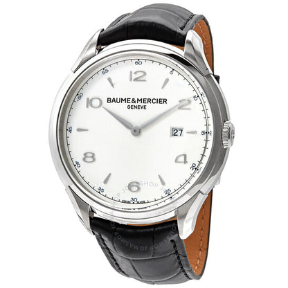 Baume Et Mercier, Clifton Date Silver Dial 45 mm Men's Watch