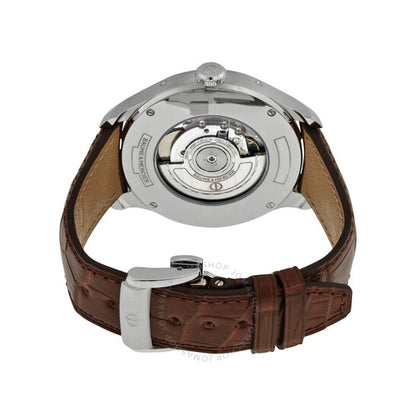 Baume Et Mercier, Clifton Grey Dial Brown Leather Men's Watch MO