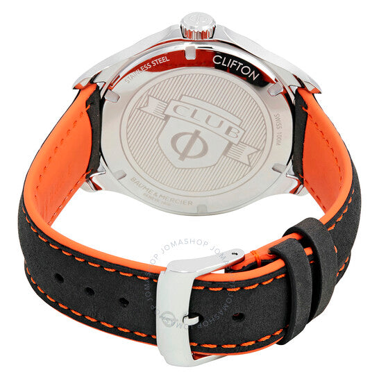 ساعة بوم إي ميرسييه كليفتون كوارتز للرجال بمينا أسود