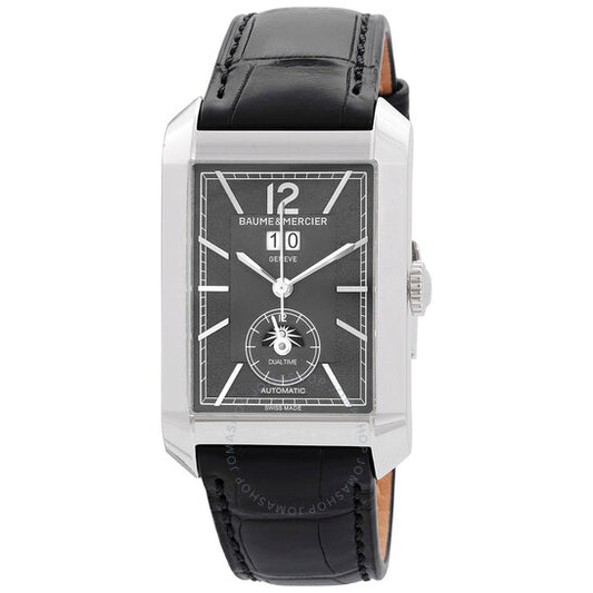 Baume Et Mercier, Hampton Moonphase Dual Time Automatic Grey Dial Men's Watch