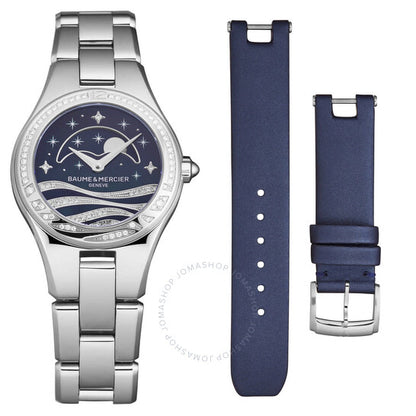 Baume Et Mercier, Linea NightBlue Mother of Pearl Dial Ladies Watch
