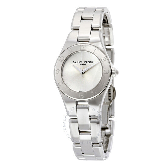 Baume Et Mercier, Linea Silver Dial Stainless Steel Ladies Watch