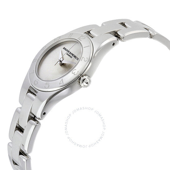 Baume Et Mercier, Linea Silver Dial Stainless Steel Ladies Watch
