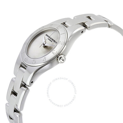 Baume Et Mercier, Linea Silver Dial Stainless Steel Ladies Watch